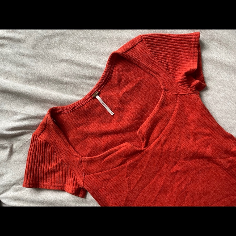 Free People Neck Top